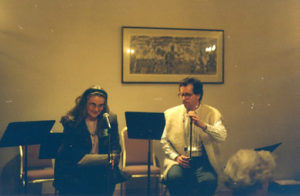 Leslie with Steve Wright at the 1996 MWMLA meeting in Notre Dame (large)