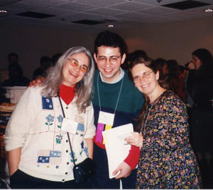 Leslie with Morris Levy, & Paula Matthews at the 2000 meeting in Louisville, KY (large)